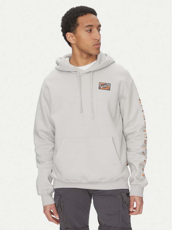Alpha Industries Alpha Industries Mikina Camo 156340 Šedá Regular Fit