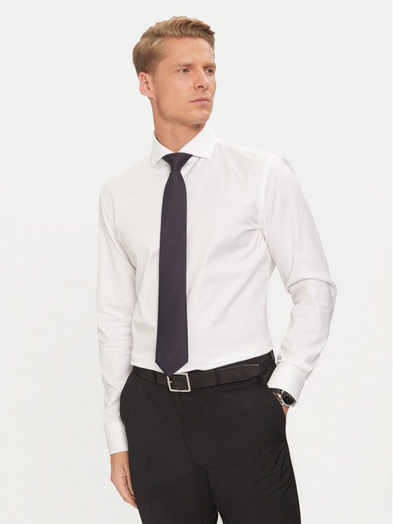 BOSS Boss Kaklaraištis 50524374 Tamsiai mėlyna