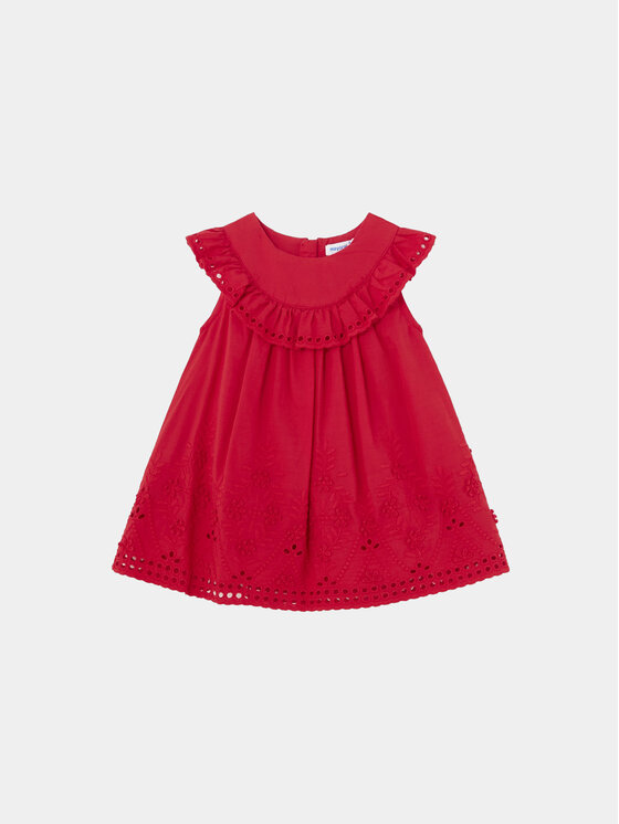 Mayoral Mayoral Sommerkleid 1915 Rot Regular Fit