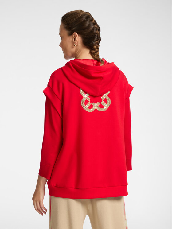 Elena Mirò Elena Mirò Felpa G852Z000408N016 Rosso Regular Fit