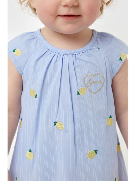 Guess Kids Guess Kids Sukienka codzienna 181452 Niebieski Classic Fit