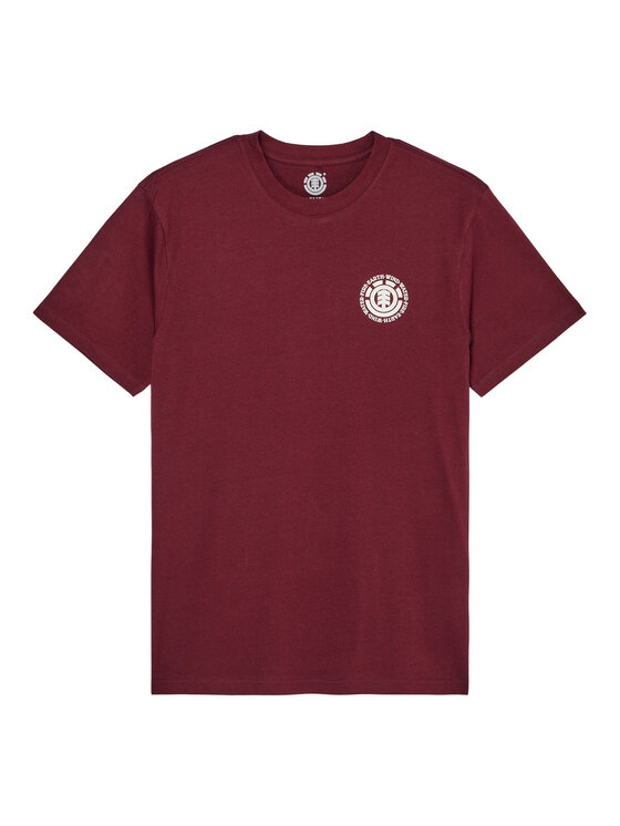 Element Element Tricou Seal Bp ELYZT00596 Vișiniu Regular Fit