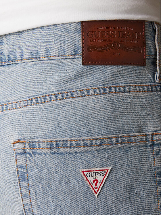 Guess Jeans Guess Jeans Jeans hlače M5RAB3 D5DO1 Modra Regular Fit