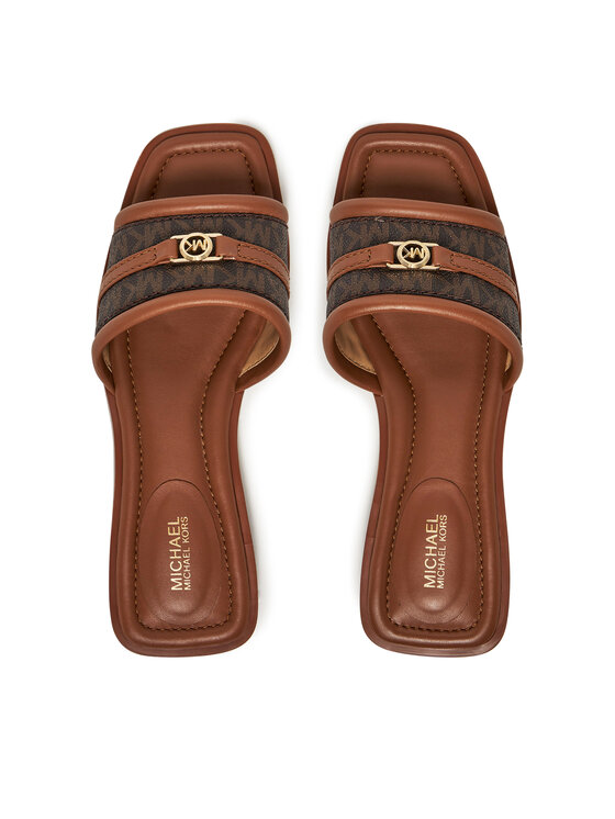 MICHAEL Michael Kors MICHAEL Michael Kors Παντόφλες Mandy 40R5MAFS1B Καφέ