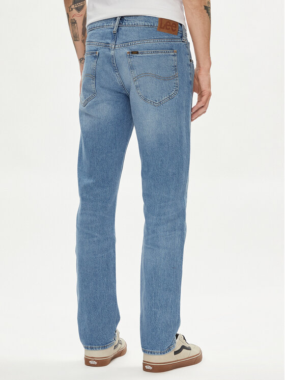 Lee Lee Jeans hlače Daren 112349214 Modra Straight Fit