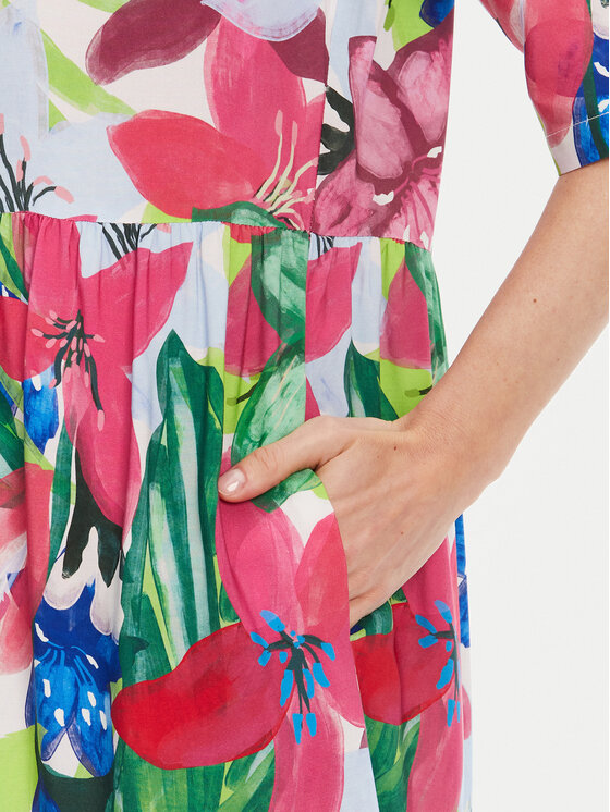 Tatuum Tatuum Sommerkleid Netuno T2511.209 Bunt Regular Fit
