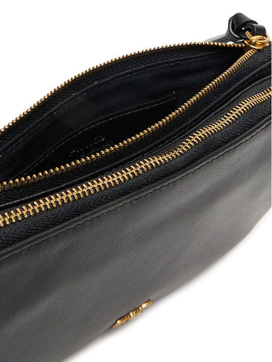 PINKO PINKO Handtasche Double Mini Al 25-26 PLTT 105359 A0QO Schwarz