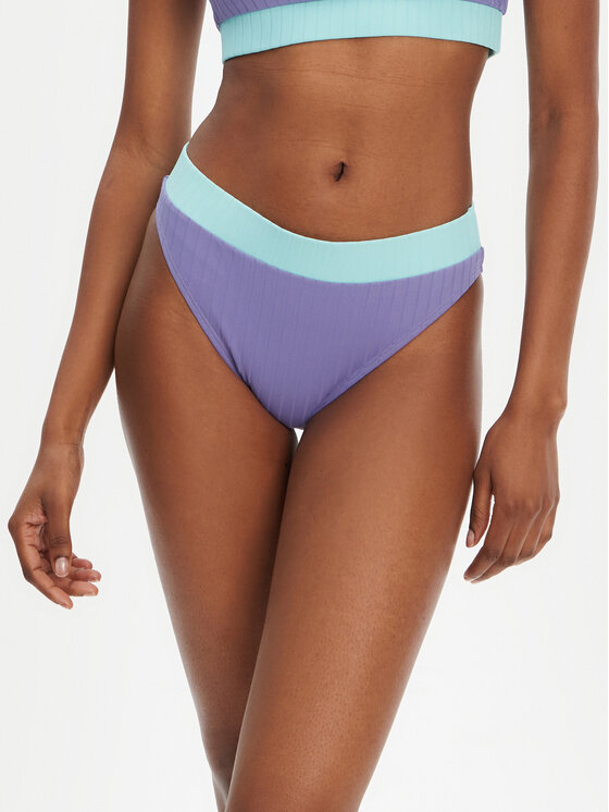 Quiksilver Quiksilver Dół od bikini Hi Cut Bottom EQWX403127 Niebieski