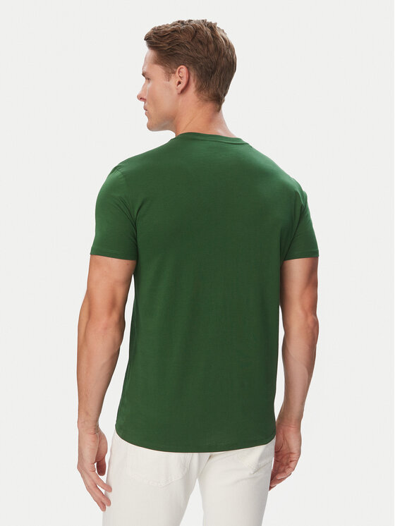 Lacoste Lacoste T-Shirt TH6710 Zielony Regular Fit