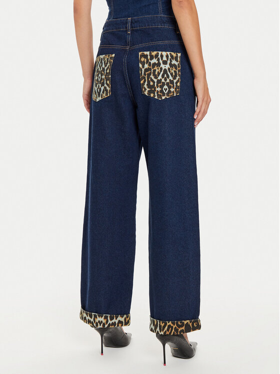 Noisy May Noisy May Jeans hlače 27033508 Mornarsko modra Wide Leg