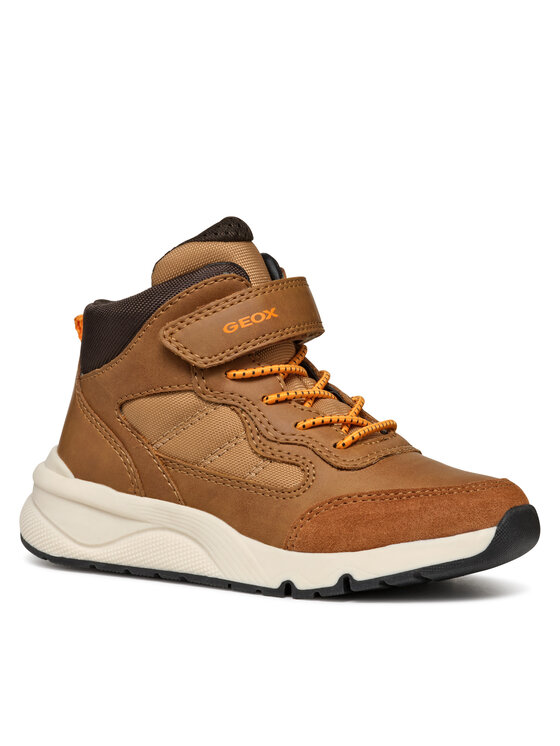 Geox Geox Šnurovacia obuv J Rooner Boy J46H0E 0MEFU C6001 S Hnedá