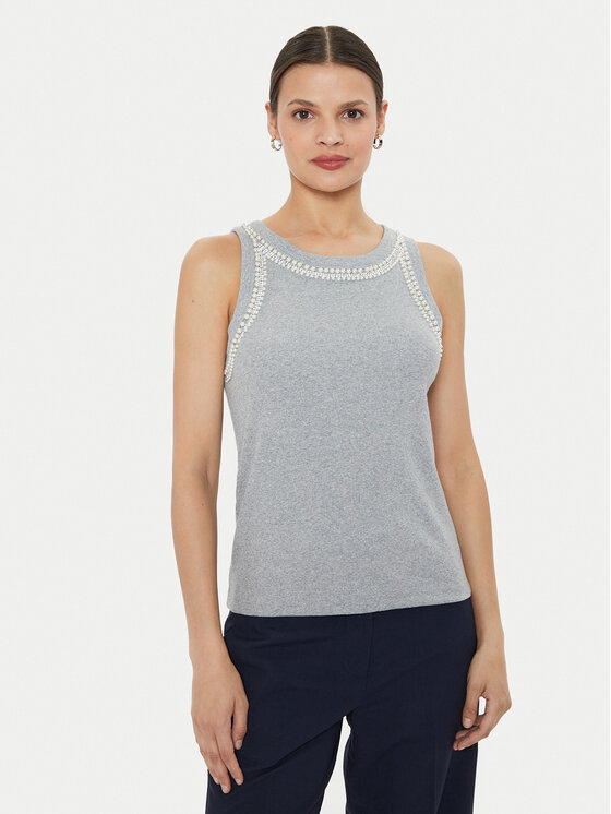 ViCOLO ViCOLO топ RB0606 Сив Slim Fit