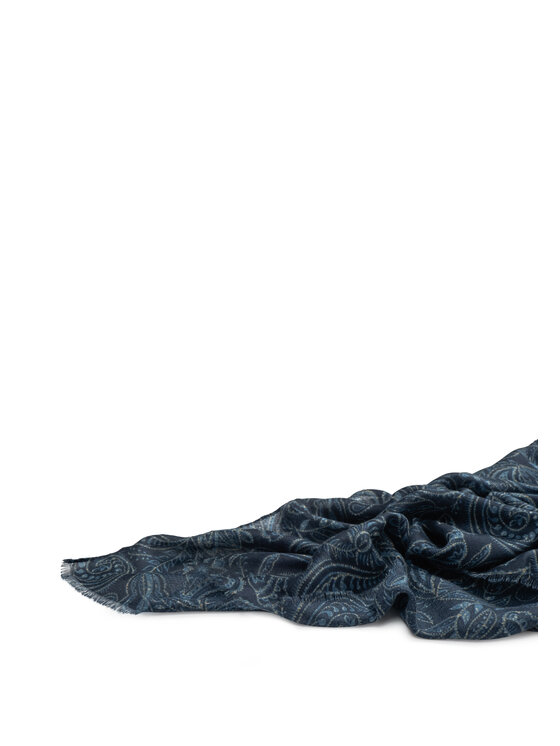 ALLORA BE UNIQUE ALLORA BE UNIQUE Scialle viscose & cotton Blu