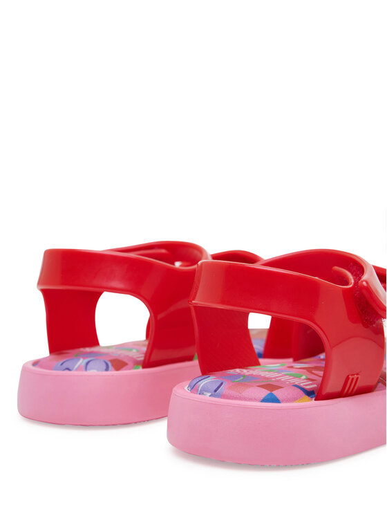 Melissa Melissa Sandały Mini Melissa Jump Print Bb 33663 Czerwony
