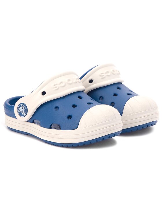 Crocs Pantoletten Bump It Clog Kids 202282 Blau Modivo
