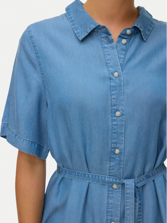 Vero Moda Vero Moda Džínsové šaty Bree 10341620 Modrá Regular Fit
