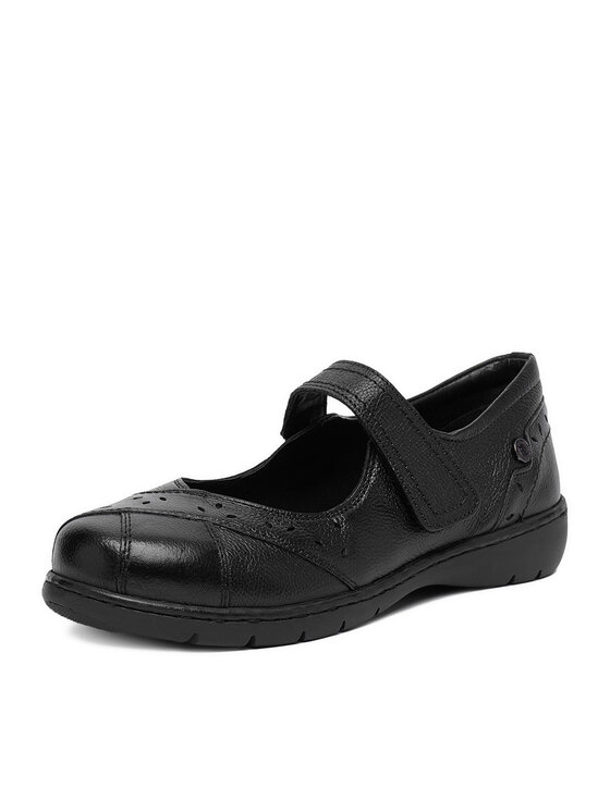 Go Soft Go Soft Ballerinas CEO-WI23-LENA-12 Schwarz