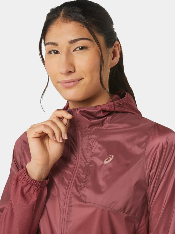 Asics Asics Яке за джогинг Nagino Packable Run 2012C849 Червен Ahletic Fit