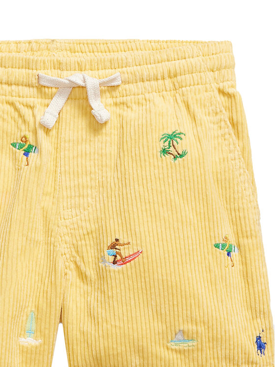 Polo Ralph Lauren Polo Ralph Lauren Bavlnené šortky 322A12609001 Žltá Regular Fit