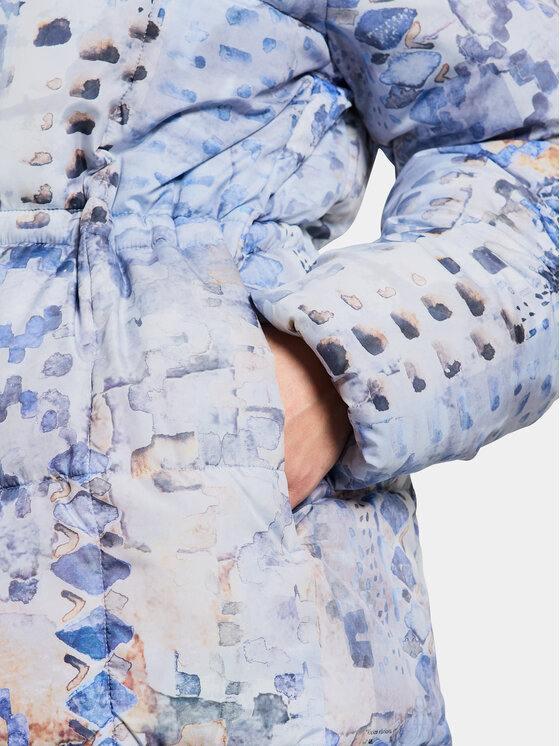 Didriksons Didriksons Parka Sia Aop Wns Parka 504810 Kék Standard Fit