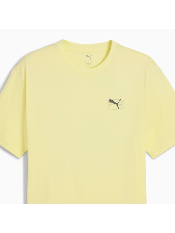 Puma Puma T-Shirt 688039 Żółty Regular Fit