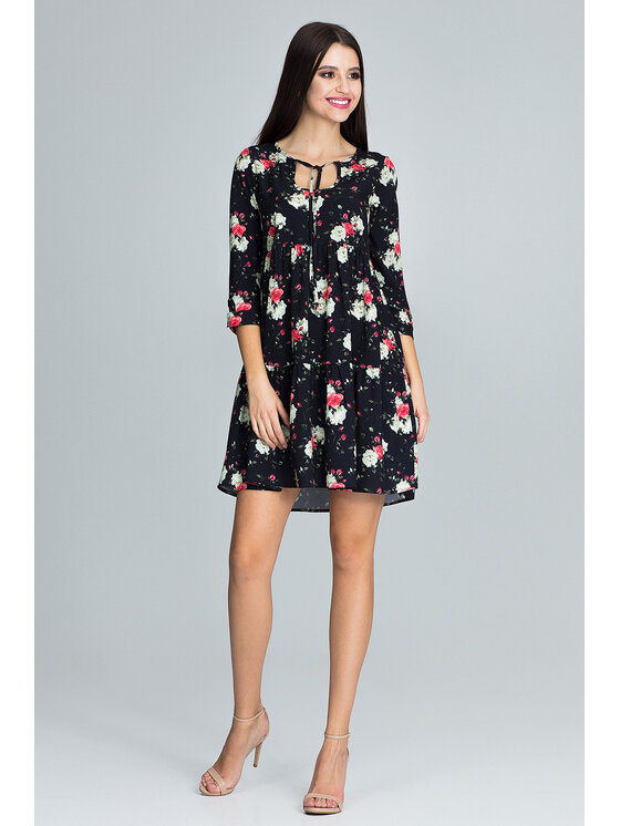 FIGL FIGL Sukienka M598 Kolorowy Regular Fit