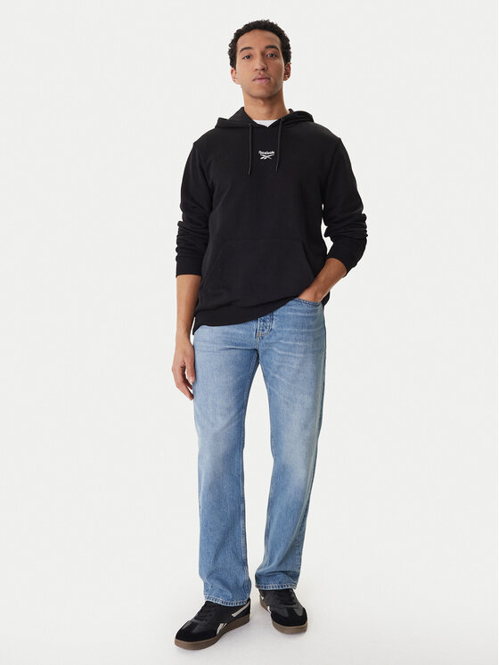 Reebok Reebok Суитшърт Babb RK25550CCM Черен Regular Fit