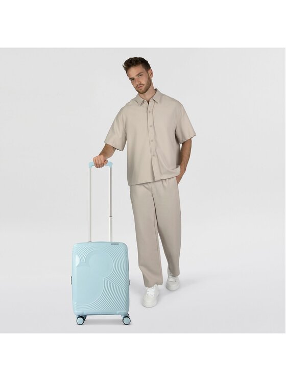 American Tourister American Tourister Walizka kabinowa 328554 Błękitny
