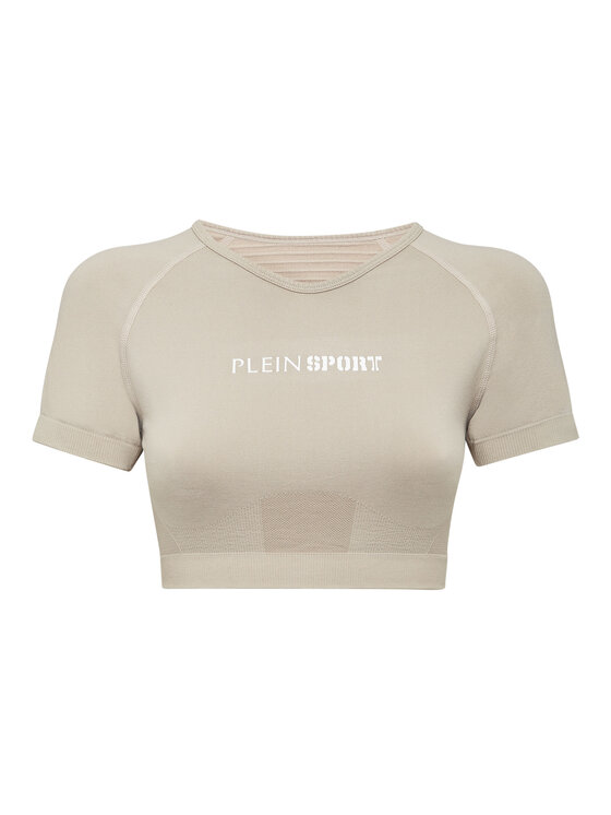 Plein Sport Plein Sport T-Shirt 22149 Szary Regular Fit