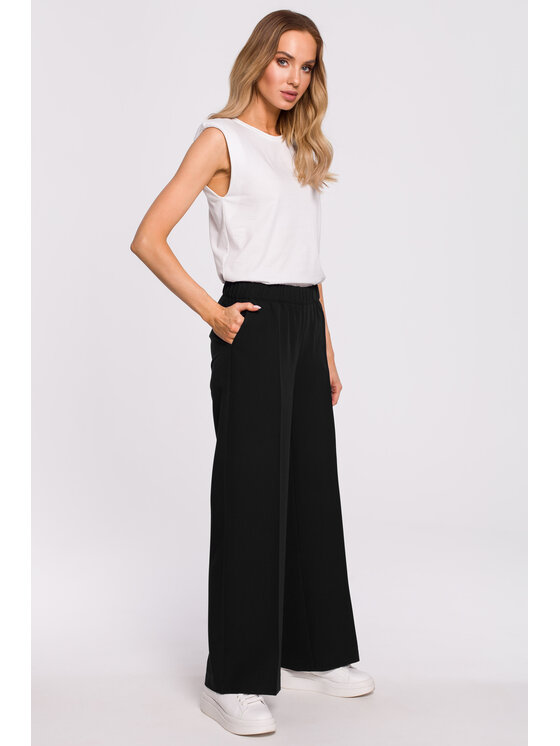 Made of Emotion Made of Emotion Pantaloni da donna M570 Nero
