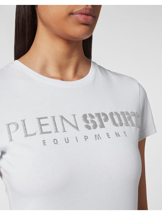 Plein Sport Plein Sport T-Shirt 987 Biały Regular Fit