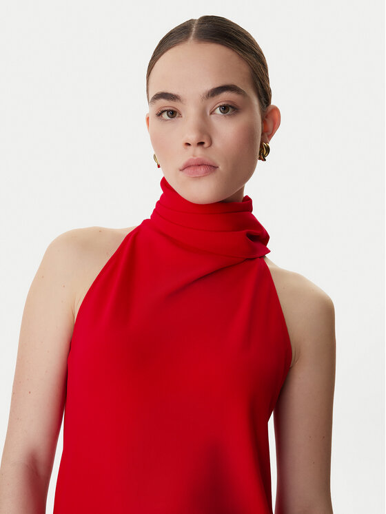 Marella Marella Φόρεμα κοκτέιλ Ninfee 2613221083 Κόκκινο Regular Fit