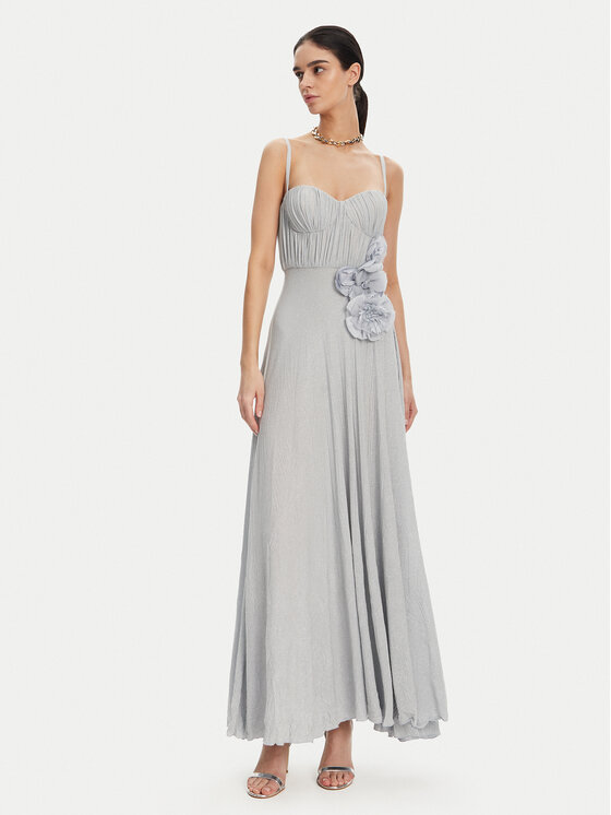 Elisabetta Franchi Elisabetta Franchi Večerní šaty AB-R22-52E2 Světle modrá Regular Fit