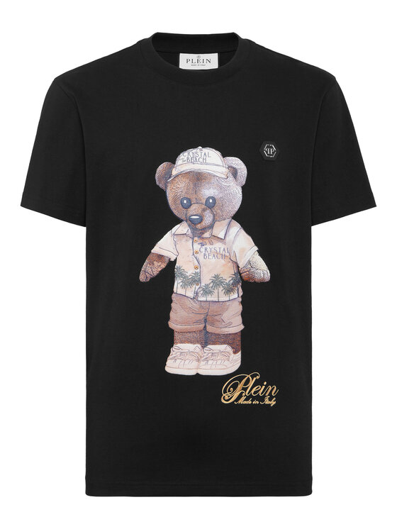 PHILIPP PLEIN PHILIPP PLEIN T-Shirt 27139 Czarny Regular Fit