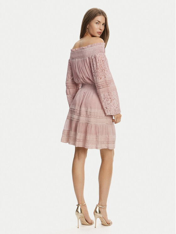Guess Guess Abito da cocktail W5GK24 WE550 Rosa Regular Fit