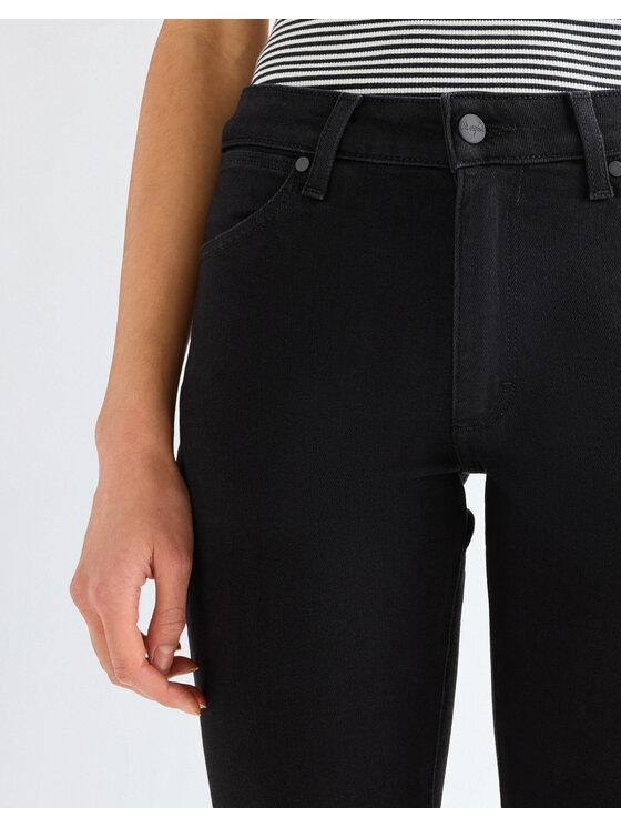 Wrangler Wrangler Jeansy SIENNA Czarny Skinny Fit