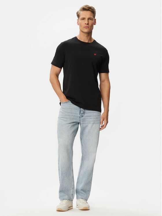 Beverly Hills Polo Club Beverly Hills Polo Club T-Shirt P-SS26M-TS5022 Schwarz Regular Fit