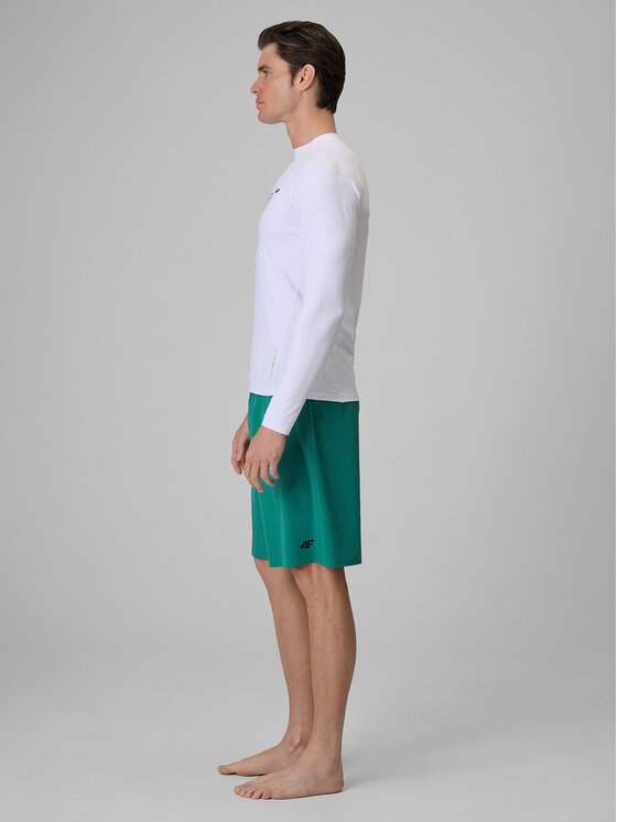 4F 4F Szorty kąpielowe FOB SUMMER Turkusowy Regular Fit