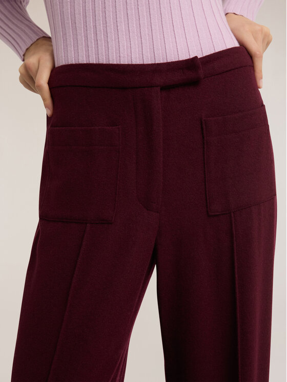 Motivi Motivi Pantaloni di tessuto P055Q004251N036 Bordeaux Over Fit