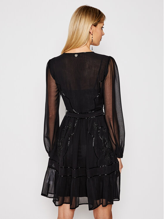 TWINSET TWINSET Coctailkleid 202TP235B Schwarz Regular Fit