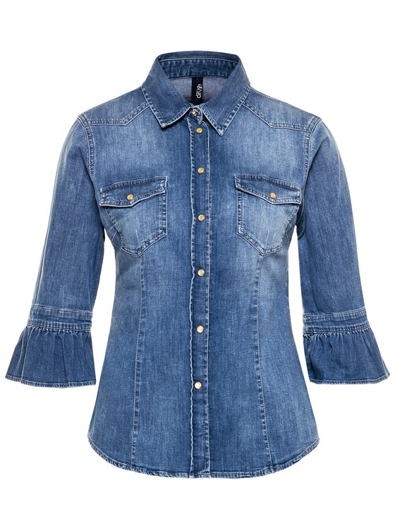 Liu Jo Liu Jo Сорочка UA0052 D4435 синій Slim Fit
