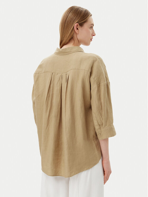 Tommy Hilfiger Tommy Hilfiger Сорочка WW0WW46169 Бежевий Loose Fit