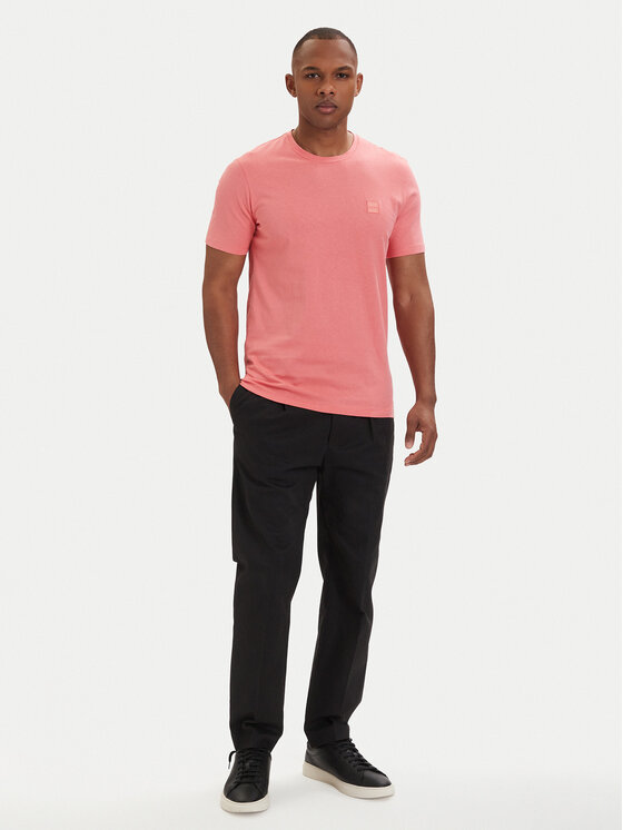 BOSS BOSS T-Shirt Tales 50508584 Světle červená Regular Fit