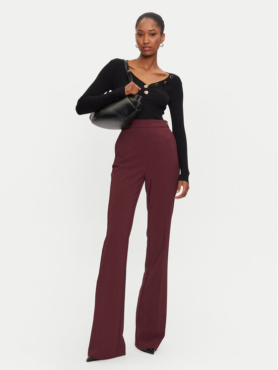 Morgan Morgan Megztinis 201-MBANBI.N Juoda Slim Fit