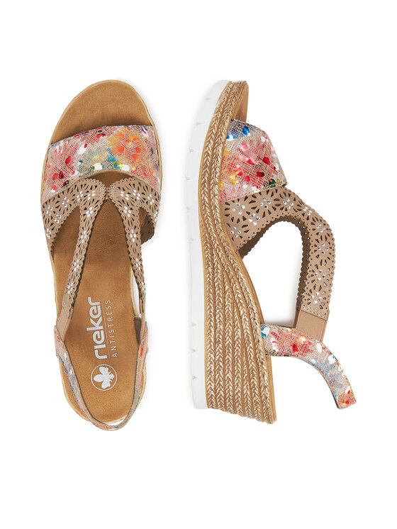Rieker Rieker Sandalen 61916-90 Beige