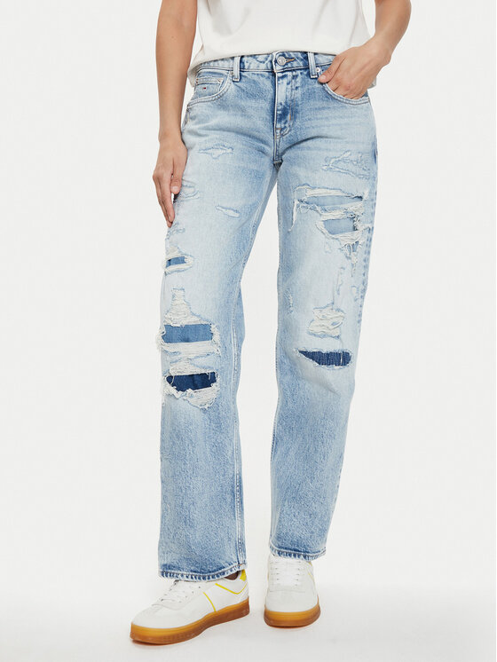 Tommy Jeans Tommy Jeans Jeans hlače Sophie DW0DW18248 Modra Straight Fit