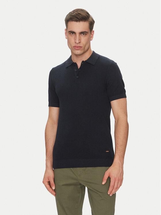INDICODE INDICODE Polo Invorm 30-485 Blu scuro Regular Fit