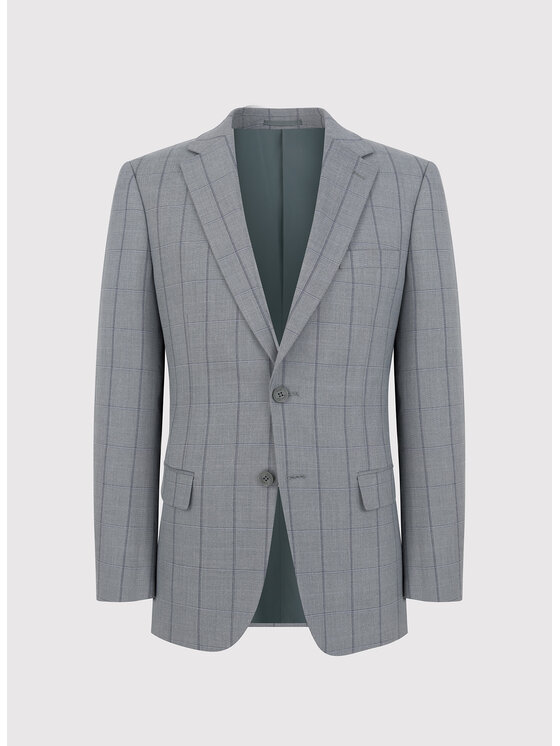 Pako Lorente Pako Lorente Marynarka P23SF-3G-018 Szary Slim Fit