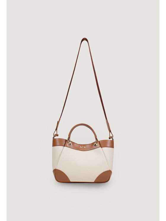 Armani Exchange Armani Exchange Borsetta SHOPPING BAG Beige