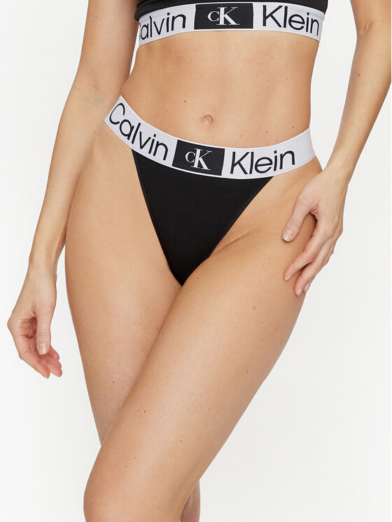 Calvin Klein Underwear Tangice 000QF7721E Crna